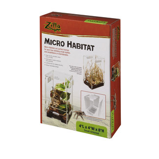Zilla Micro Habitat Arboreal Small 4"x4"x8"