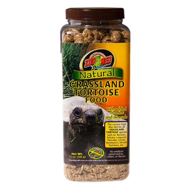 Zoo Med Natural Grassland Tortoise Food - 15 oz