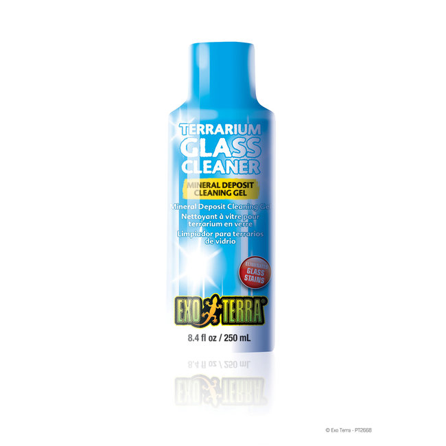 Exo Terra Terrarium Glass Cleaner Mineral Deposit Cleaning Gel - 250 ml
