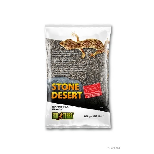 Exo Terra Stone Desert Substrate - Bahariya Black - 10 kg