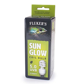 Flukers Flukers Sun Glow Coil Bulb Tropical 5.0 UVB 13Watt