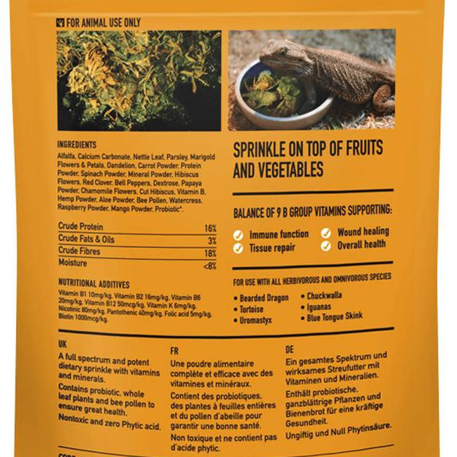 Arcadia DragonFuel Botanical Food Sprinkle 125g
