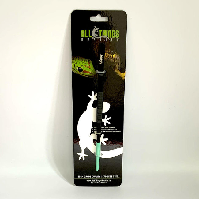 All Things Reptile ATR 10" Tweezer Rubber Tipped Tongs