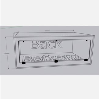 PVC Enclosure 46" x 30" x 18" Acrylic Door Cornel's World Terrarium