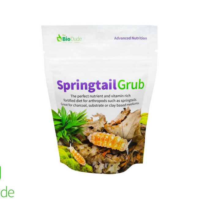 The BioDude SpringGrub Springtail Diet 4oz