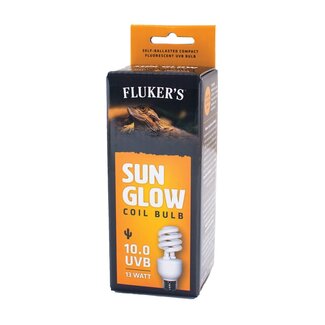 Flukers Flukers Sun Glow Coil Bulb Desert 10.0 UVB 13w