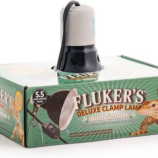 Flukers Clamp Lamp with Dimmer - 75 Watt 5.5"