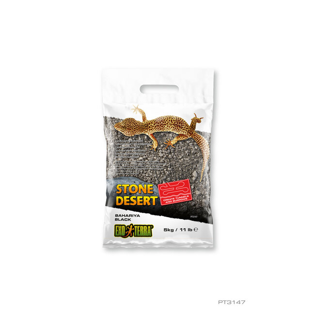 Exo Terra Stone Desert Substrate - Bahariya Black - 5 kg