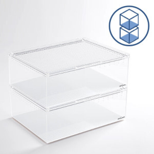 Repti Zoo Magnetic Acrylic Enclosure 16''x12''x6''