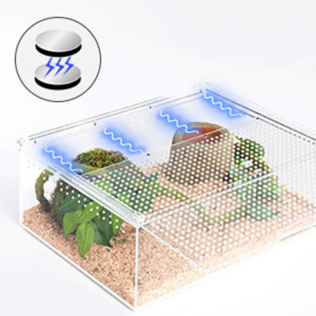 Repti Zoo Magnetic Acrylic Enclosure 16''x12''x6''