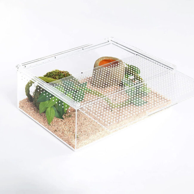 Repti Zoo Magnetic Acrylic Enclosure 16''x12''x6''