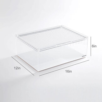 Repti Zoo Magnetic Acrylic Enclosure 16''x12''x6''