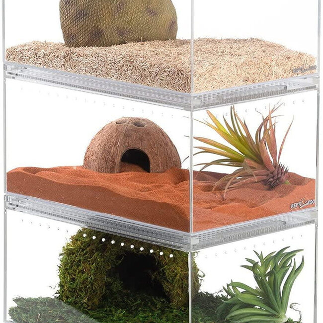 Repti Zoo Repti Zoo Magnetic Acrylic Enclosure 12''x8''x6''