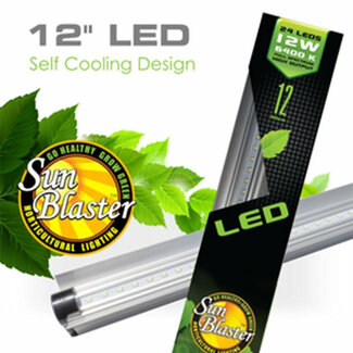 12" SunBlaster LED Strip Light 12W 6400K