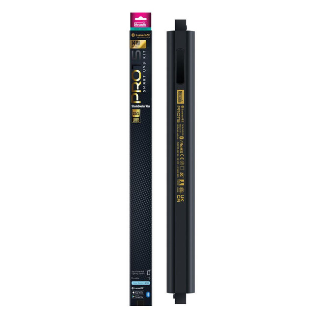 LumenIZE Pro T5 UVB Max Kit, ShadeDweller, 2.5% UVB, 14 Watt