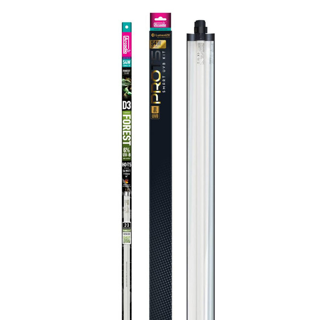 LumenIZE Pro T5 UVB Kit, D3 Forest, 6% UV-B, 54 Watt