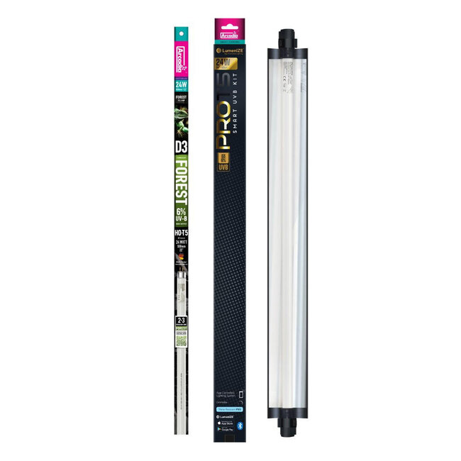 LumenIZE Pro T5 UVB Kit, D3 Forest, 6% UV-B, 24 Watt