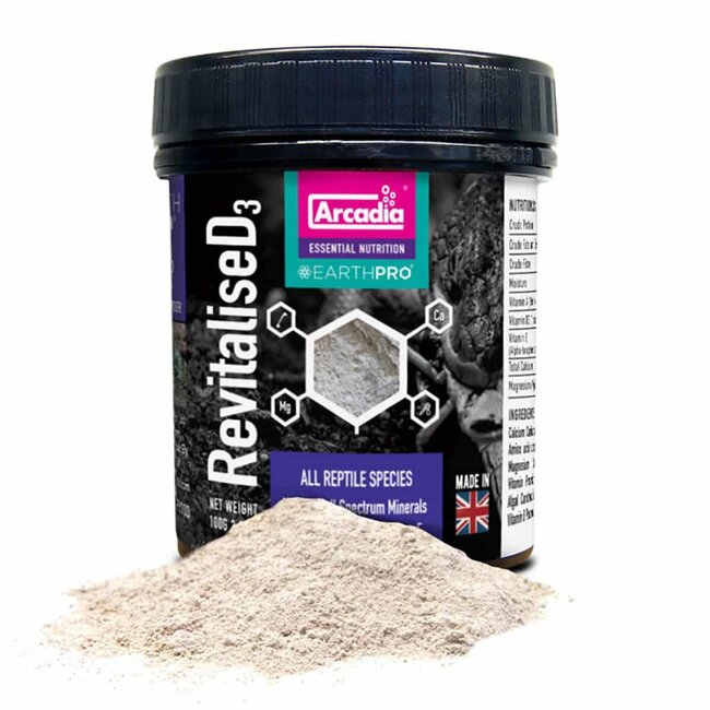 Arcadia EarthPro ReVitaliseD3 100g Calcium with D3