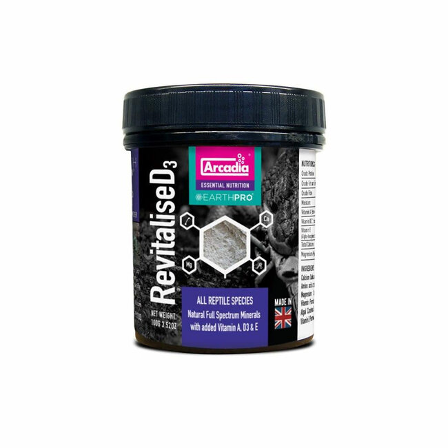 Arcadia EarthPro ReVitaliseD3 100g Calcium with D3