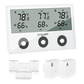 Repti Zoo Wireless 3-Channel Thermo-Hygrometer Repti Zoo Wireless 3-Channel Thermo-Hygrometer