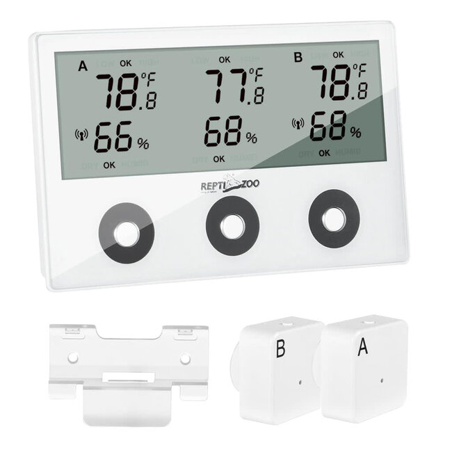 Repti Zoo Repti Zoo Wireless 3-Channel Thermo-Hygrometer