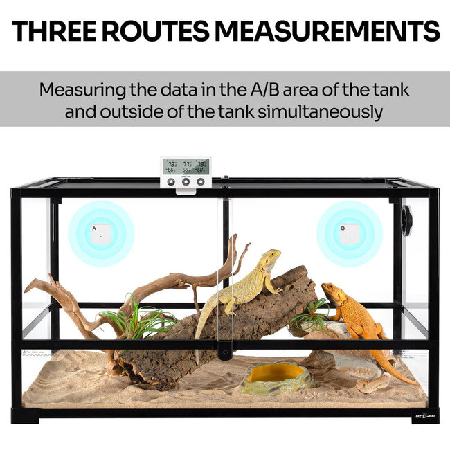 Repti Zoo Wireless 3-Channel Thermo-Hygrometer