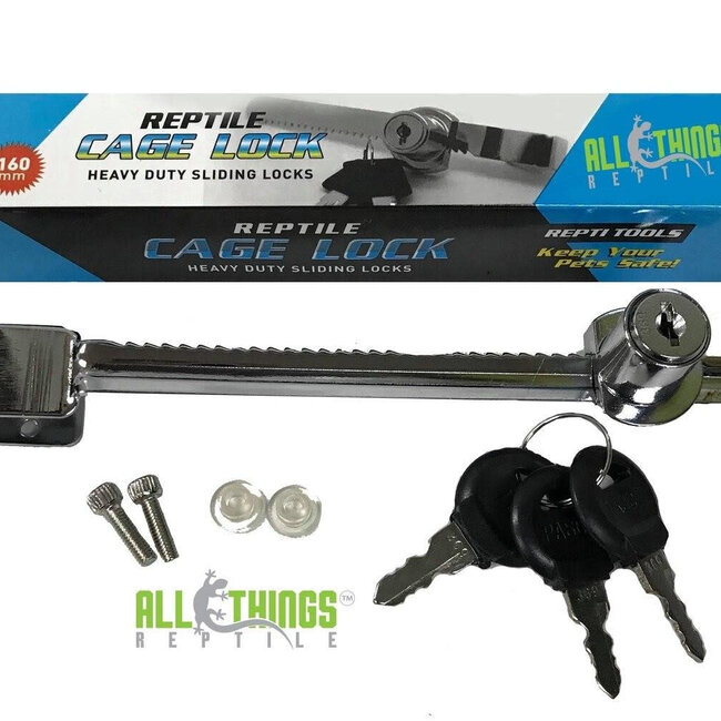 All Things Reptile ATR Sliding Cage Lock