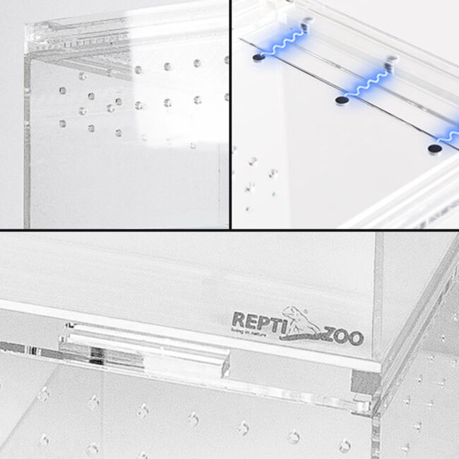 ReptiZoo Acrylic Enclosure 6" x 6" x 10"