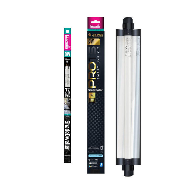 LumenIZE Pro T5 UVB Kit, ShadeDweller 7% UV-B, 8 Watt