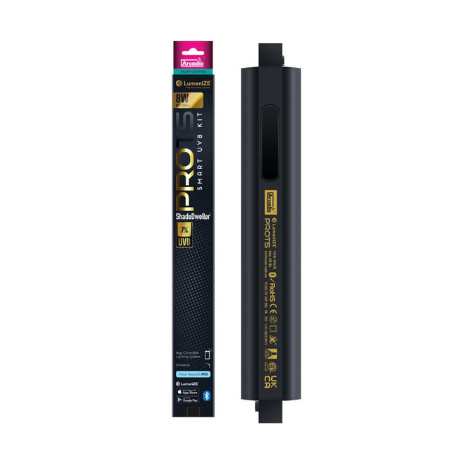 LumenIZE Pro T5 UVB Kit, ShadeDweller 7% UV-B, 8 Watt