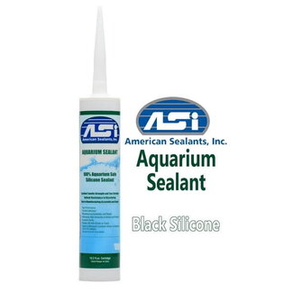 ASI Black Aquarium Silicone