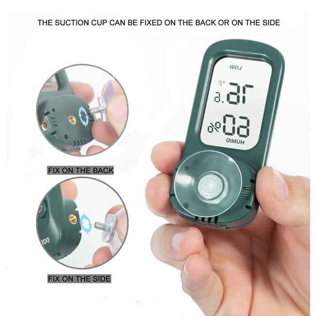 ReptiZoo ReptiZoo Digital Alarm Thermo-Hygrometer No Probe