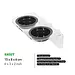 ReptiZoo Double Arboreal Feeder (Suction Cup) Transparent 3mm
