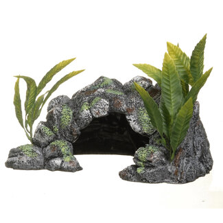 Marina Polyresin Decor Cave Ornament - Large 5x11x8 Marina Polyresin Decor Cave Ornament - Large 5x11x8