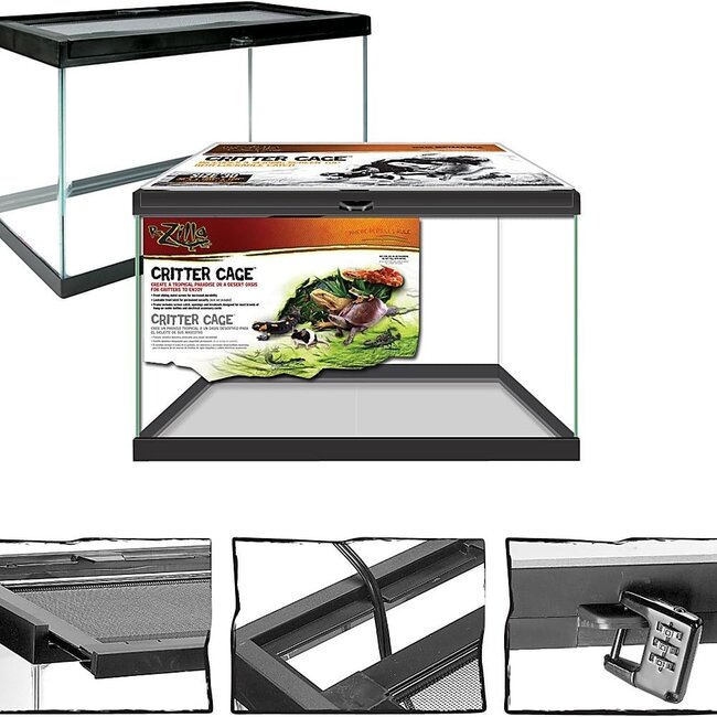 Zilla Critter Cage 10 Gal Terrarium