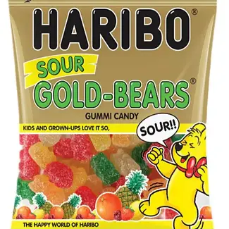 Haribo Gold Bears Sour Gummi Candy