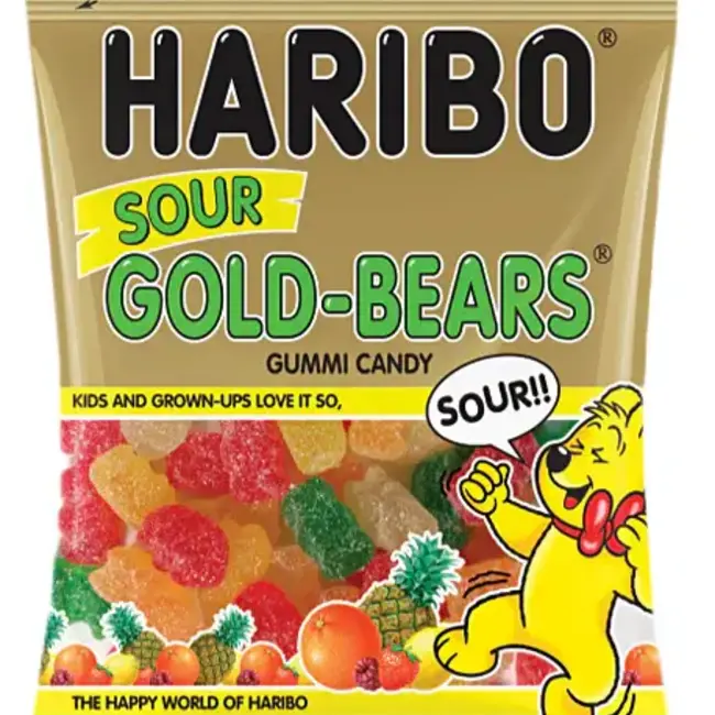 Haribo Gold Bears Sour Gummi Candy