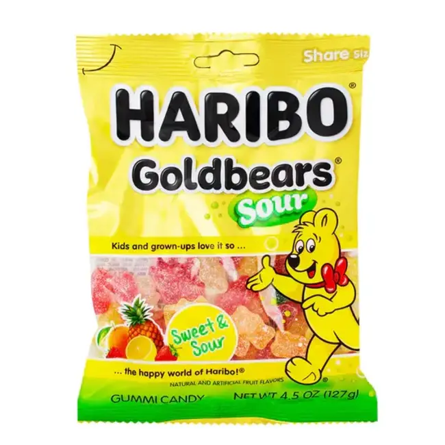 Haribo Haribo Gold Bears Sour Gummi Candy