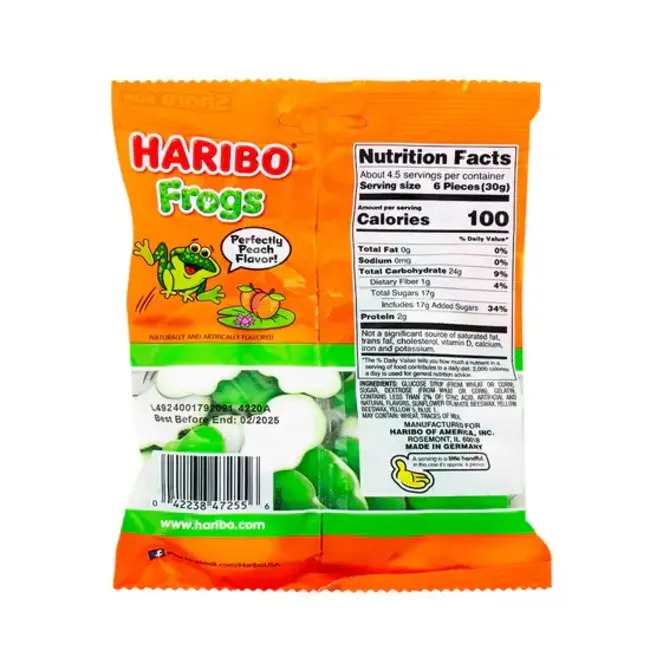 Haribo Frogs 5oz