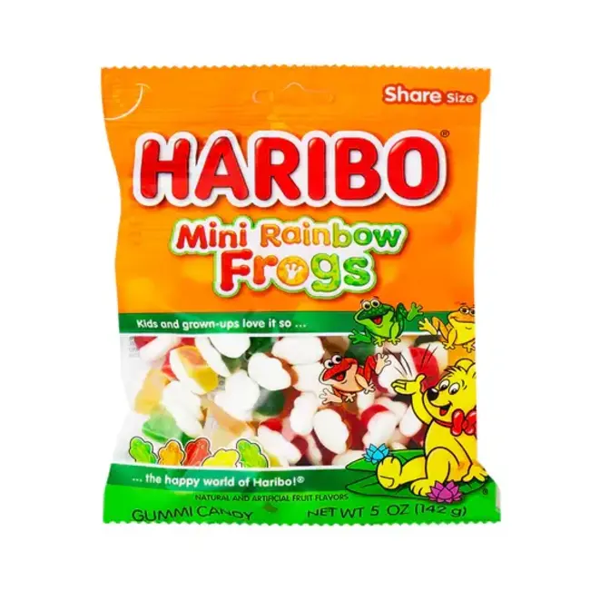Haribo Haribo Mini Rainbow Frogs Gummi Candy