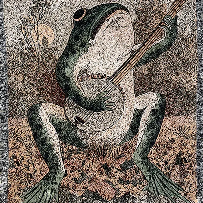 Banjo Frog Blanket