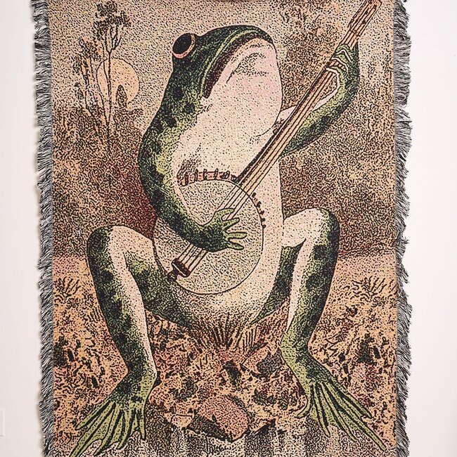 Strike Gently Co Banjo Frog Blanket