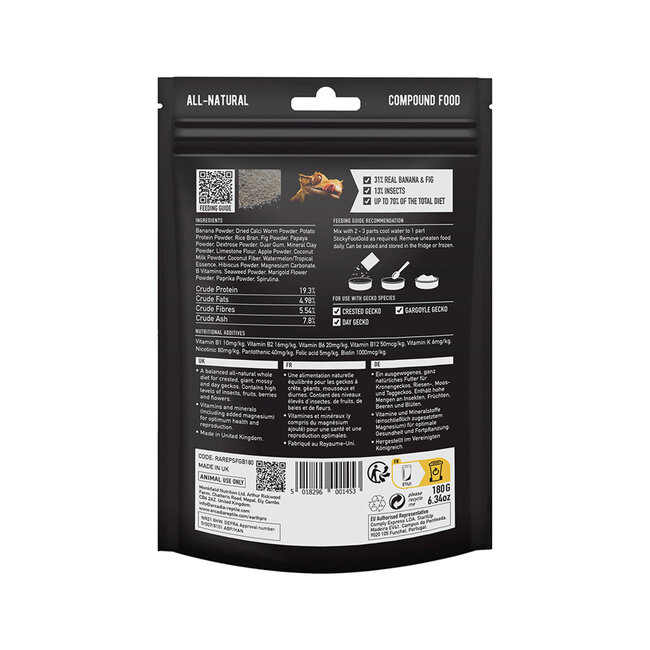 Arcadia Arcadia EarthPro SFG Banana & Fig Gecko Food