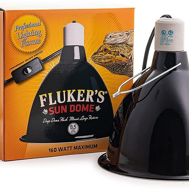 Flukers Fluker's Large Deep Sun Dome 160w