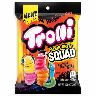 Trolli Sour Brite Squad Gummi Candy 4.25oz