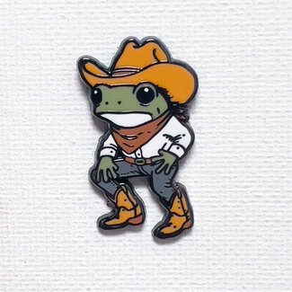 Strike Gently Co Howdy Frog Pin