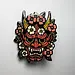 Strike Gently Co Floral Hannya Pin Strike Gently