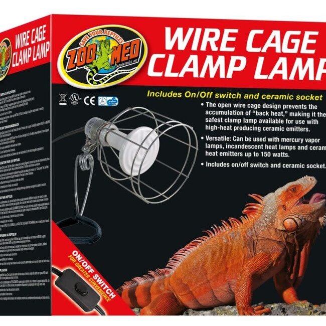 Zoo Med Wire Cage Clamp Lamp