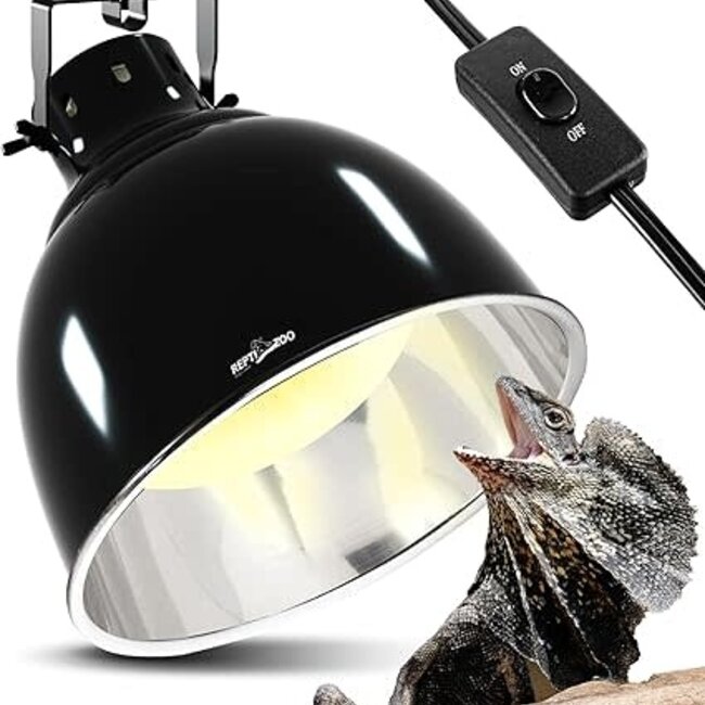ReptiZoo Angle-Adjustable Deep Dome Lamp 8.2" 200W