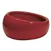 Slanted Worm or Water Dish Large Terracotta 420 mL